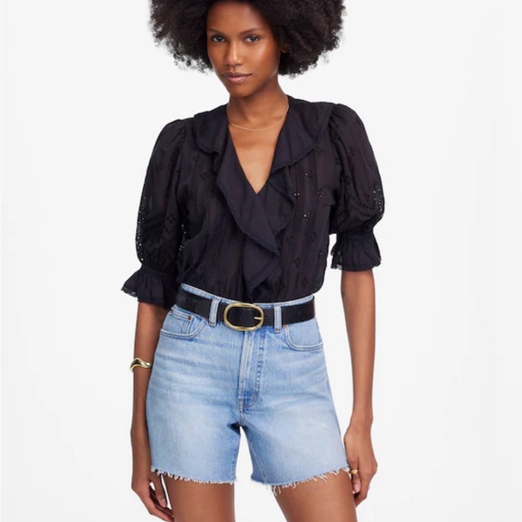 Madewell The Perfect Vintage Mid-Length Jean Short - Picture 2 of 7